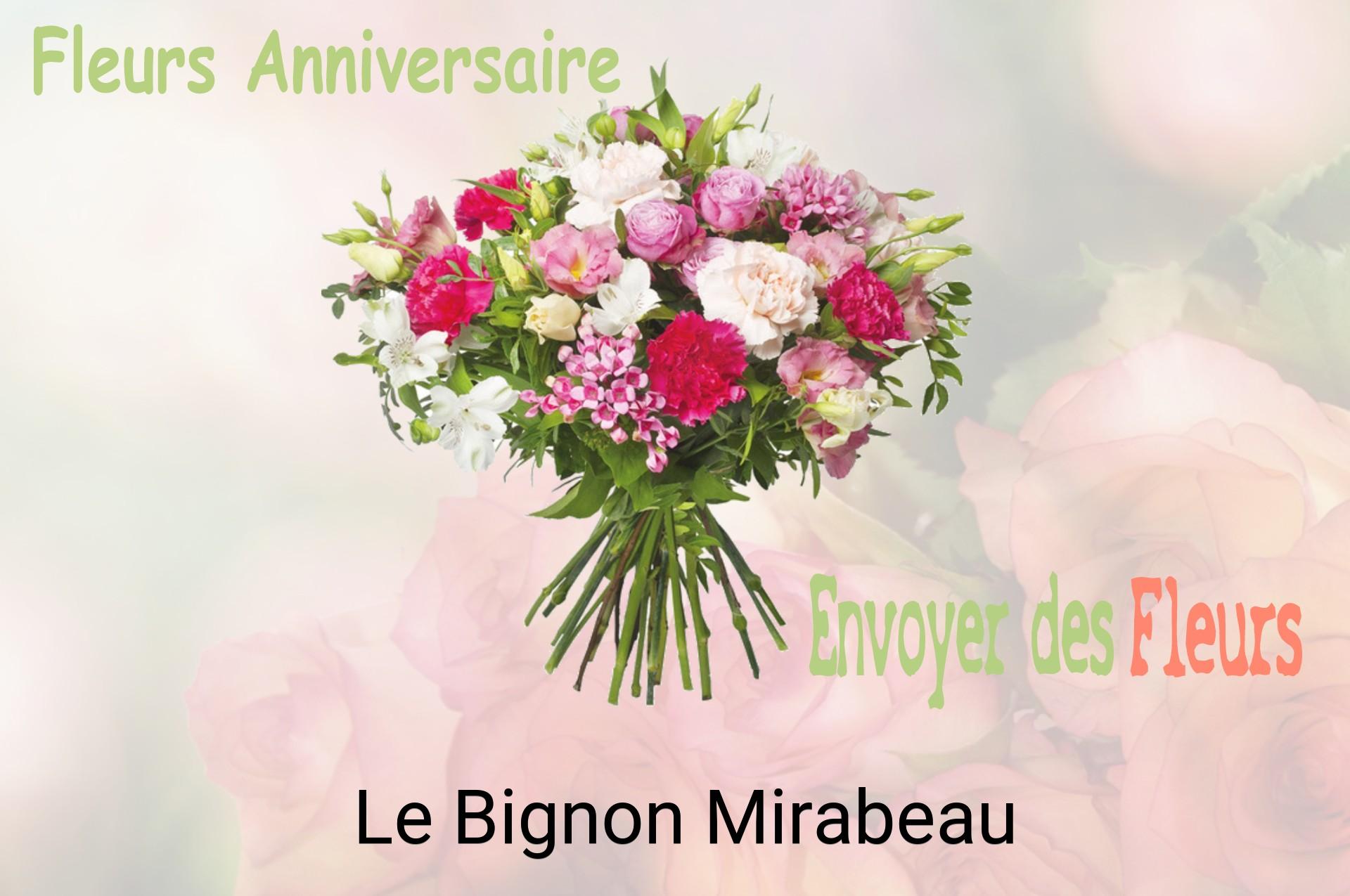Bouquet de fleurs d’anniversaire livré à Le Bignon-Mirabeau